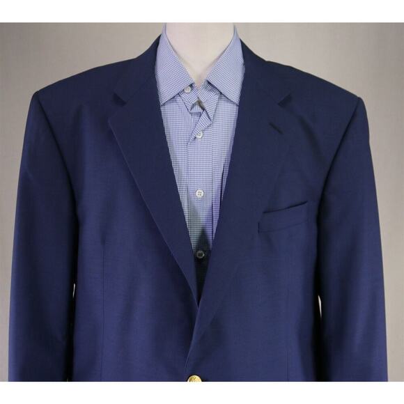Hickey-Freeman Bobby Jones PGA Championship Blue Blazer w/ Gold Buttons 46L - Picture 3 of 8